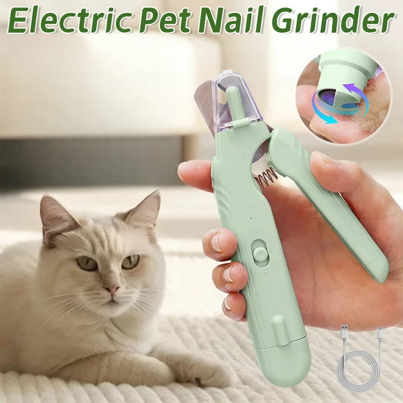 2-in-1 Quiet Pet Nail Clipper & Grinder